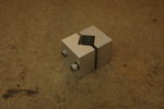 Top view of assembled vee block