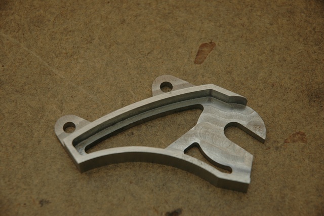 Rear dropout after CNC before final filing.