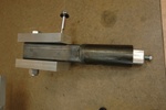 Pivot Partially Assembled

The pivot clamp block is installed from the end of the pipe.